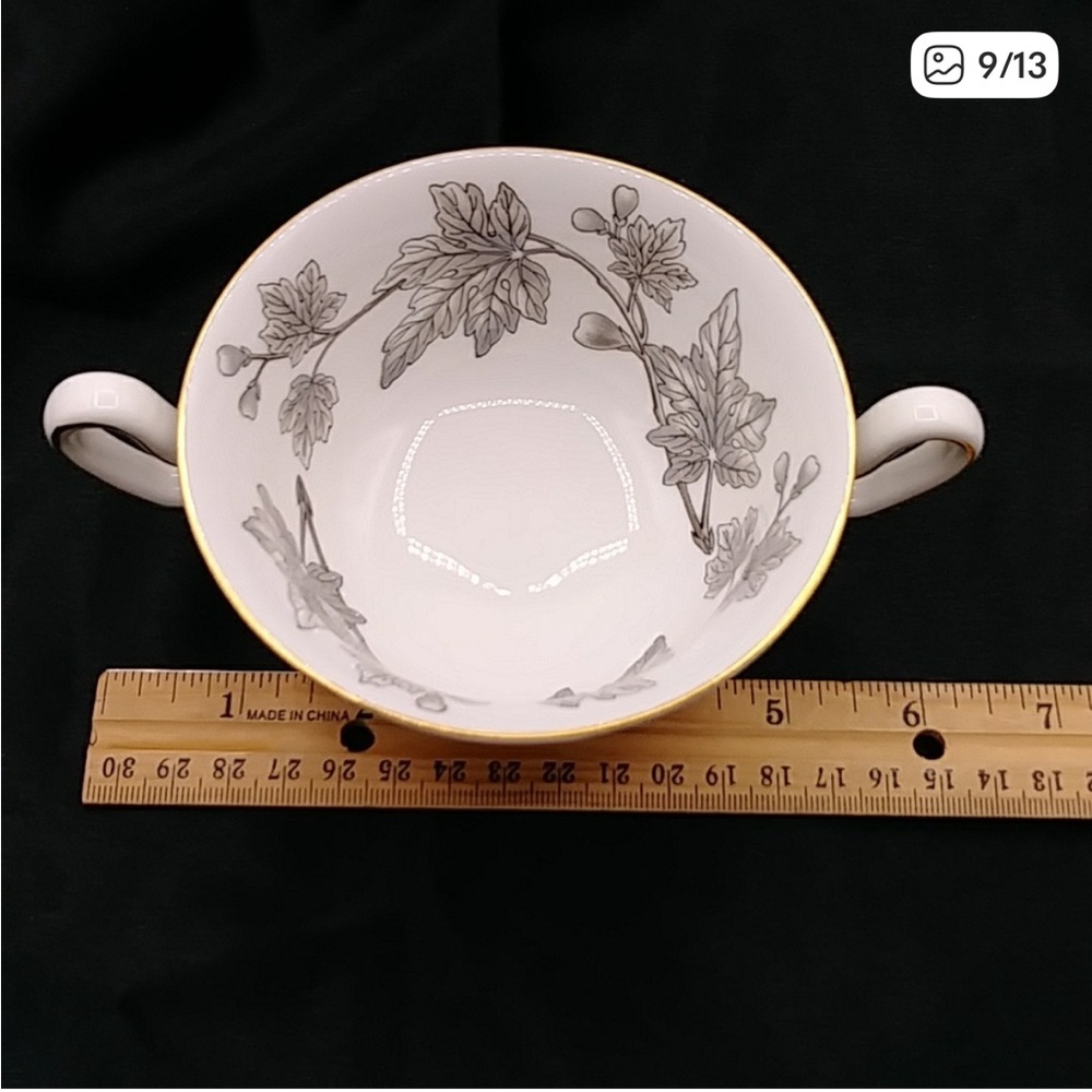 2 Wedgwood Cream Soup & Saucer sets. Vintage, made in England.1960s - Picture 11 of 13